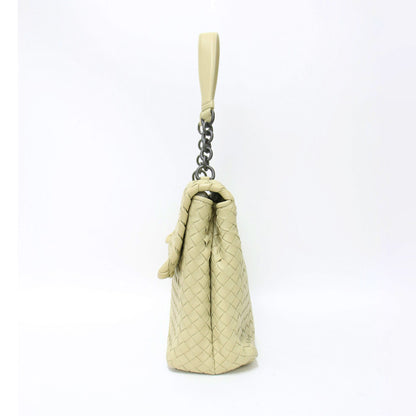 Bottega Veneta Olimpia, Beige, Leather, shoulder