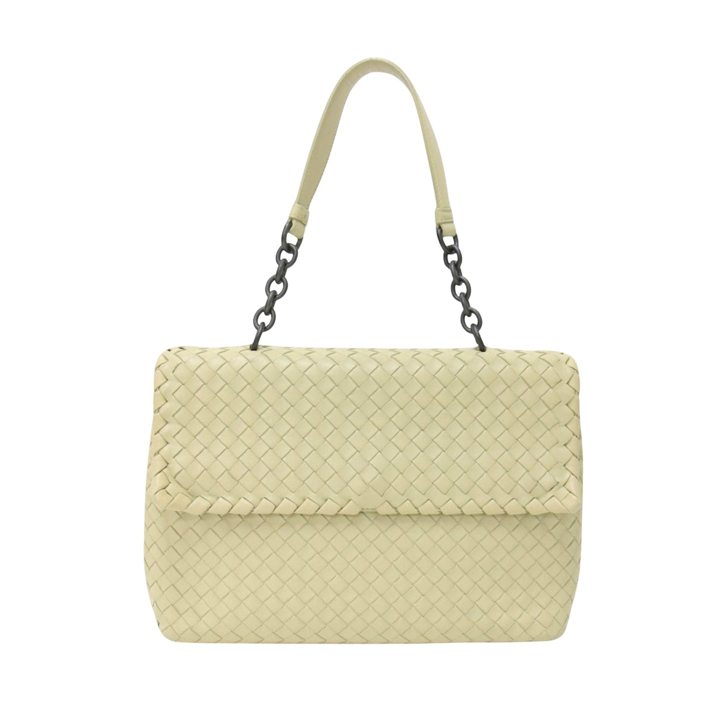Bottega Veneta Olimpia, Beige, Leather, shoulder