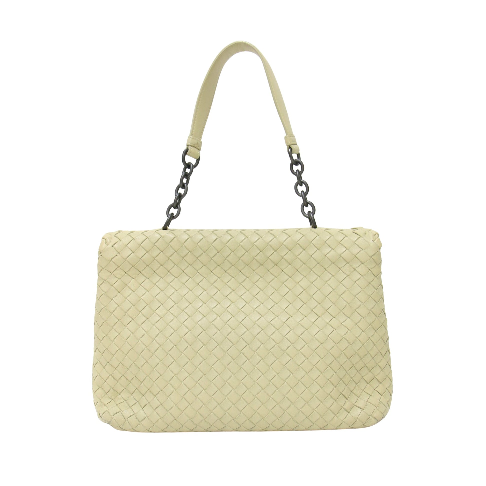 Bottega Veneta Olimpia, Beige, Leather, shoulder