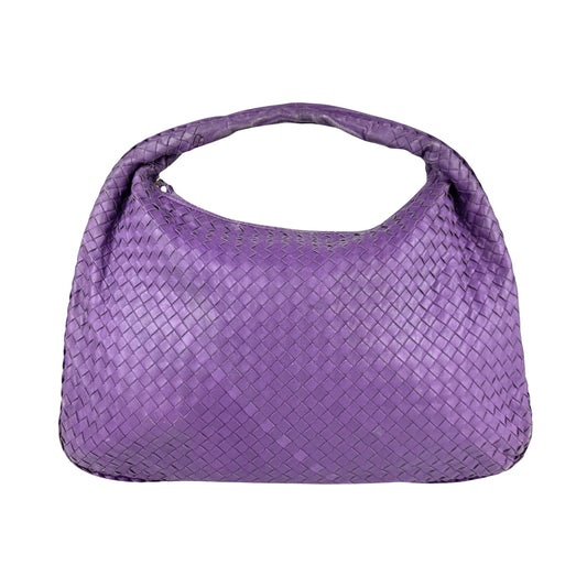 Bottega Veneta Intrecciato, Purple, Leather, handbag