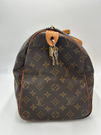 Louis Vuitton Speedy Monogram Canvas, Brown, Canvas, Handbag