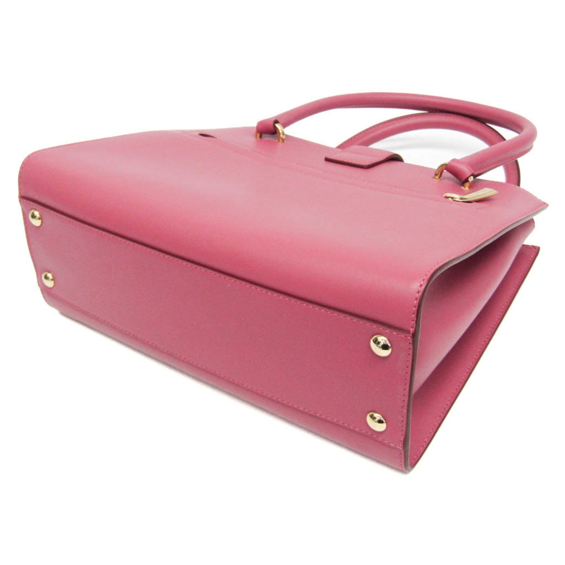 Salvatore Ferragamo Gancini, Pink, Leather, handbag