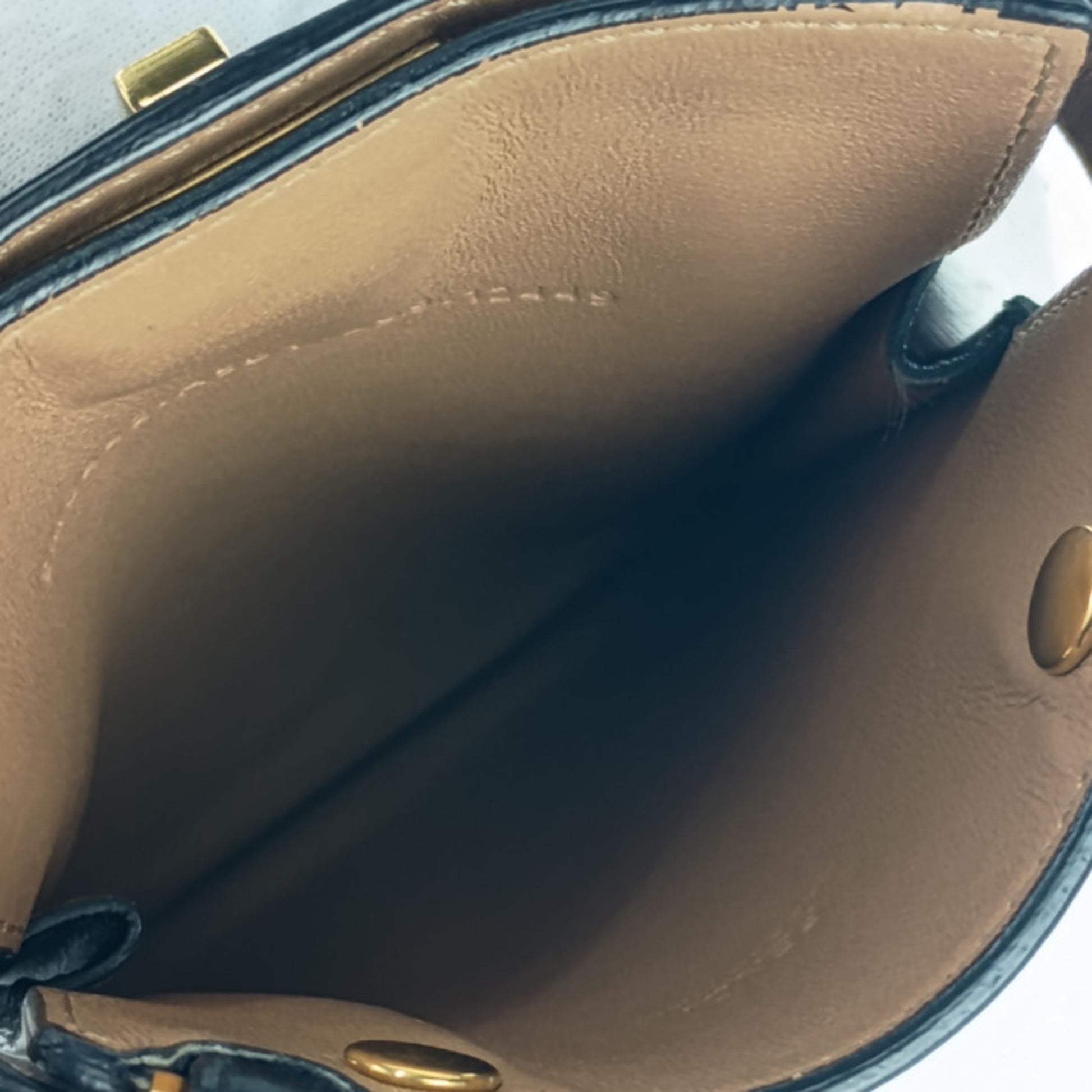 Fendi Peekaboo, Black, Leather, shoulder