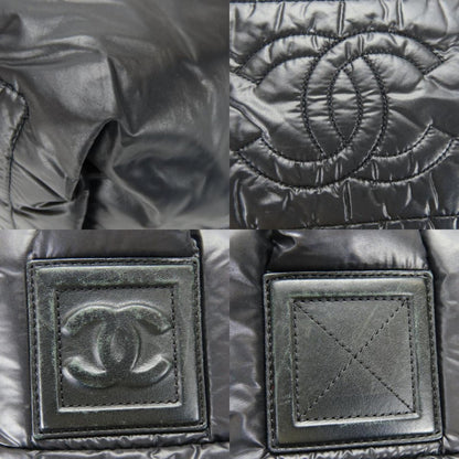 Chanel Coco Cocoon, Black, NYLON, tote