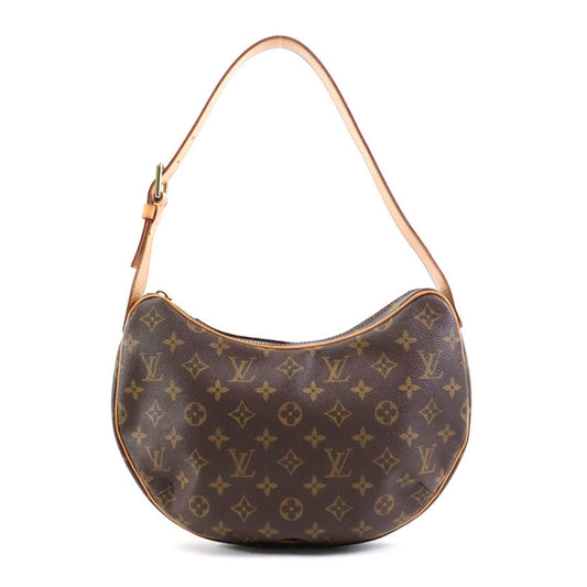 Louis Vuitton Croissant, Brown, Canvas, shoulder