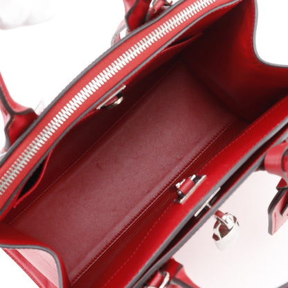 Louis Vuitton City steamer, Red, Leather, handbag