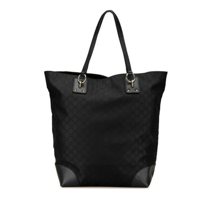 Gucci GG nylon, Black, NYLON, tote