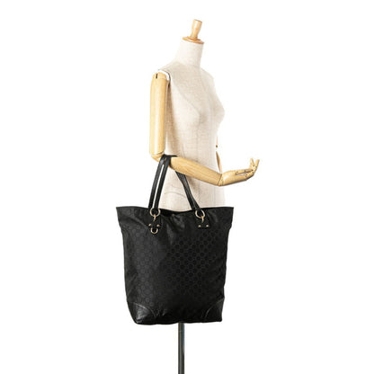 Gucci GG nylon, Black, NYLON, tote
