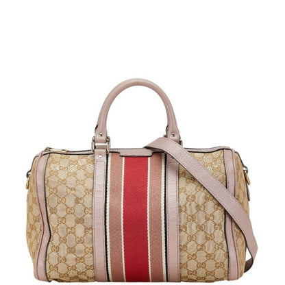 Gucci Sherry, Beige, Canvas, handbag