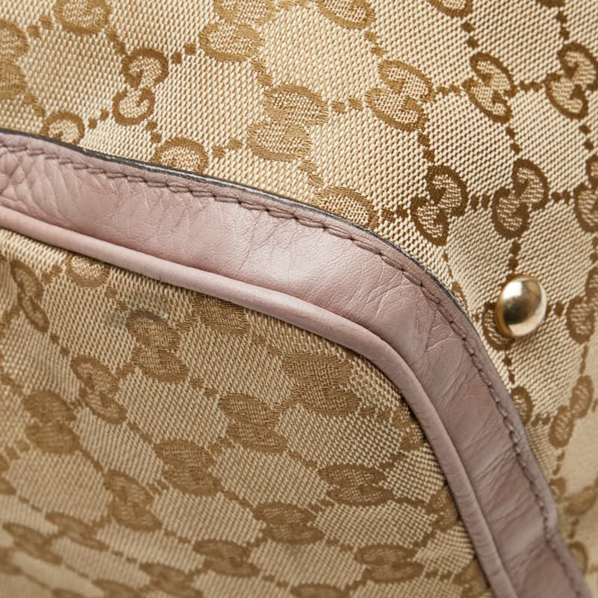 Gucci Sherry, Beige, Canvas, handbag