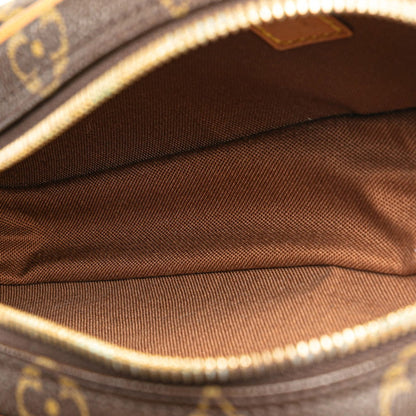 Louis Vuitton Pochette gange, Brown, Canvas, shoulder