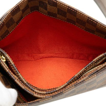 Louis Vuitton Aubagne, Brown, Canvas, shoulder