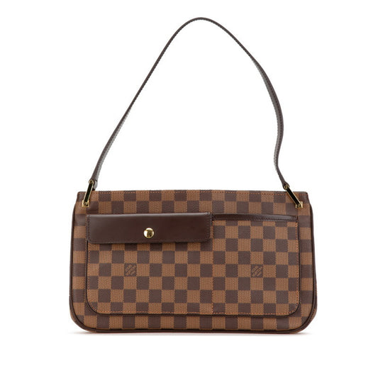 Louis Vuitton Aubagne, Brown, Canvas, shoulder
