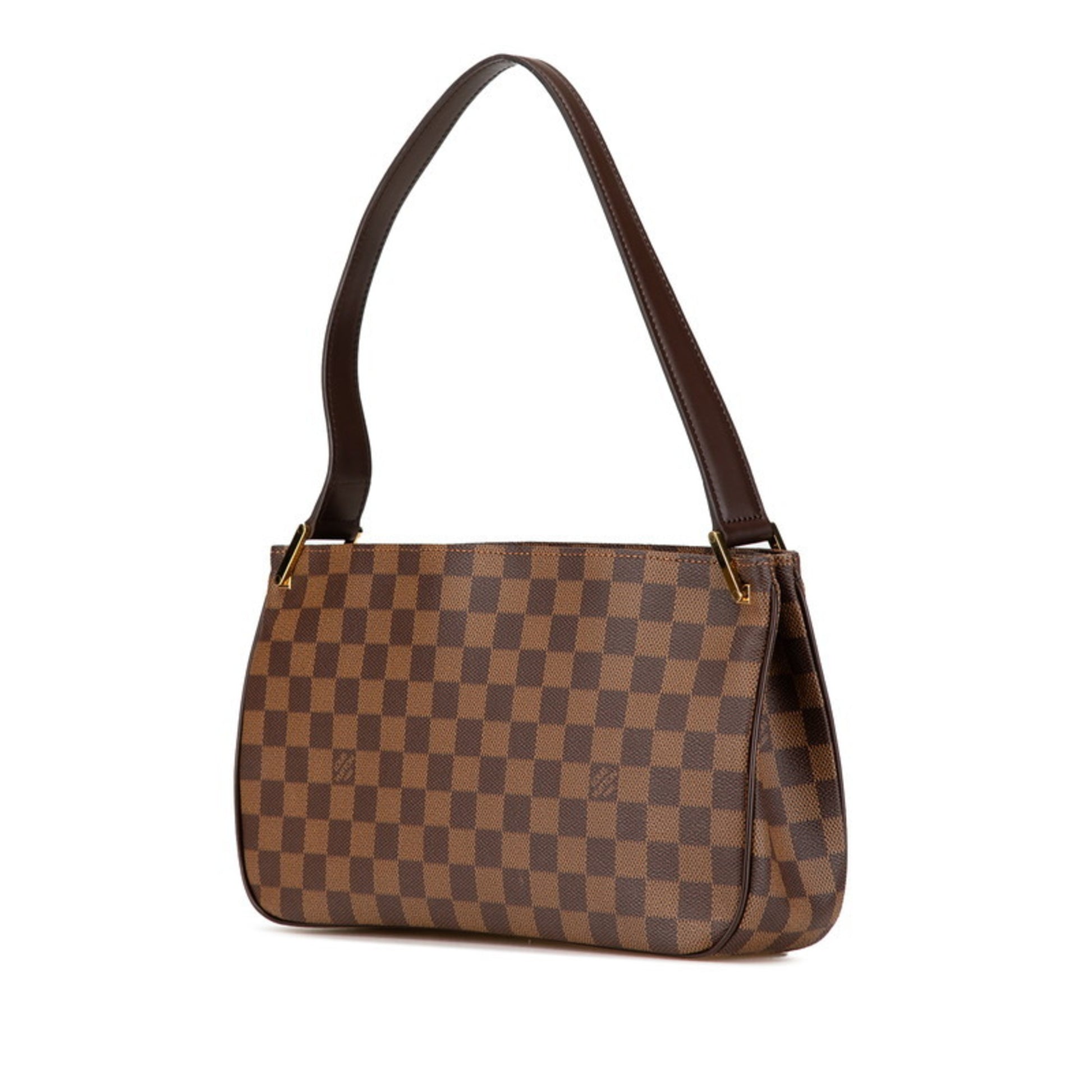Louis Vuitton Aubagne, Brown, Canvas, shoulder