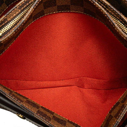 Louis Vuitton Aubagne, Brown, Canvas, shoulder