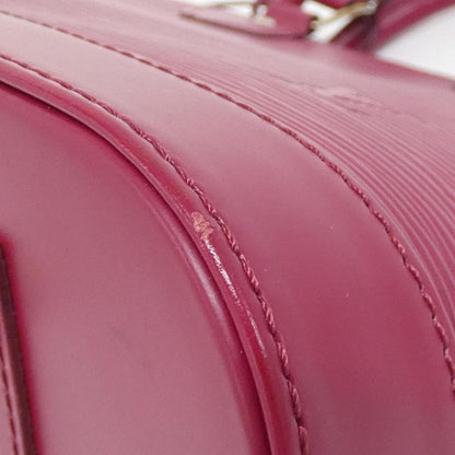 Louis Vuitton Alma, Pink, Leather, handbag