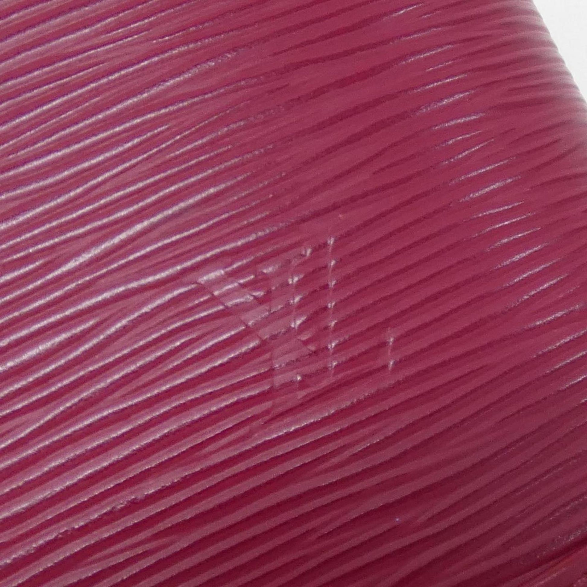 Louis Vuitton Alma, Pink, Leather, handbag