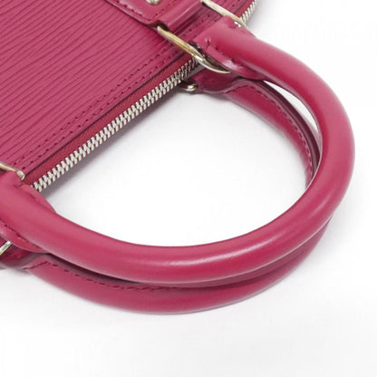 Louis Vuitton Alma, Pink, Leather, handbag