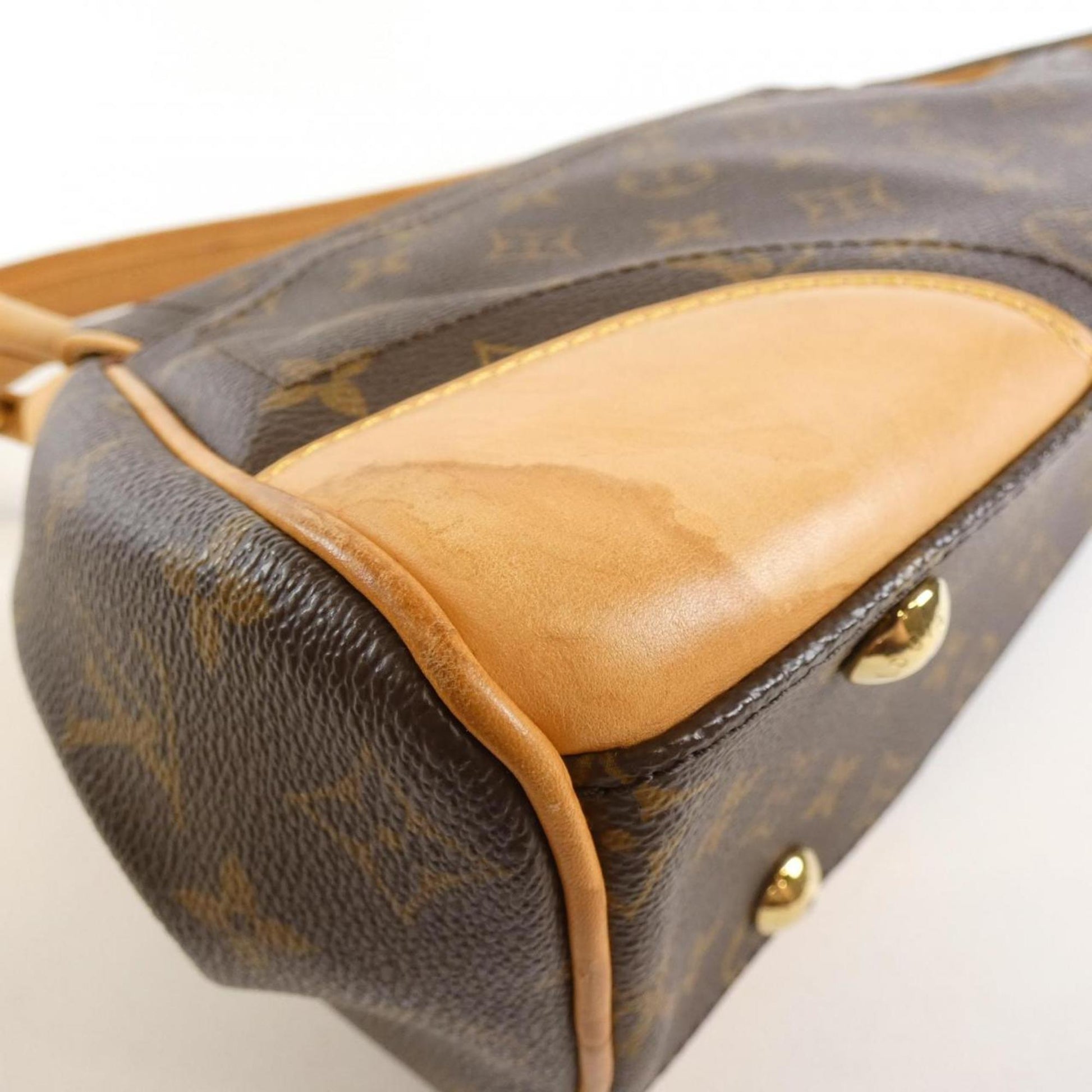 Louis Vuitton Beverly, Brown, Canvas, shoulder