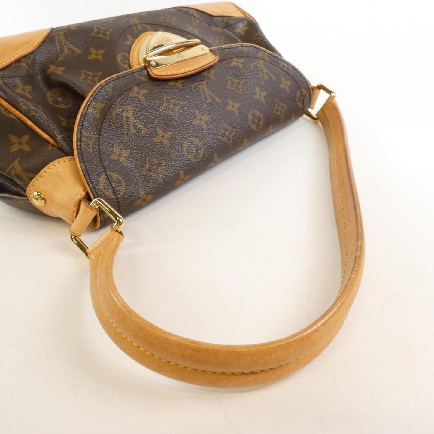 Louis Vuitton Beverly, Brown, Canvas, shoulder