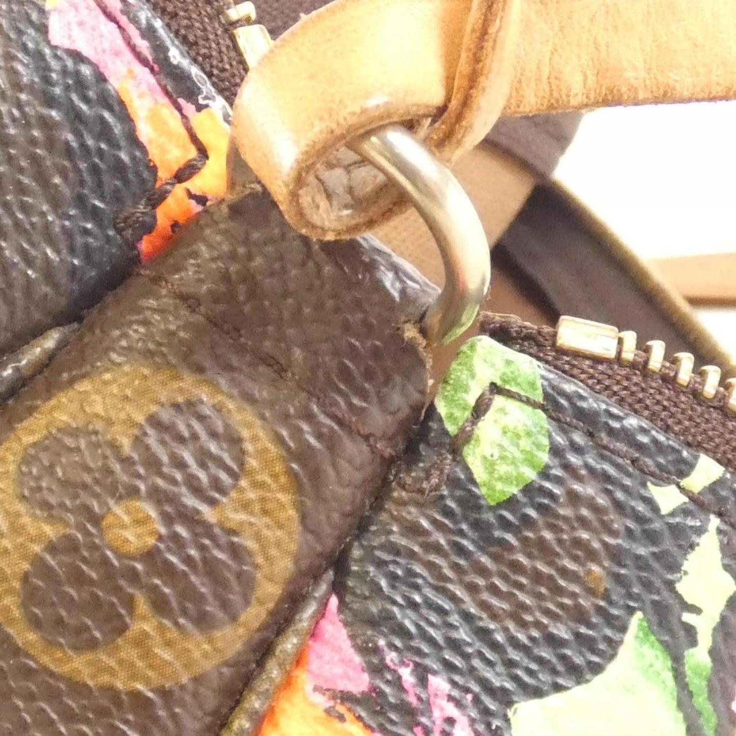 Louis Vuitton Pochette Accessoire, Brown, Canvas, clutch