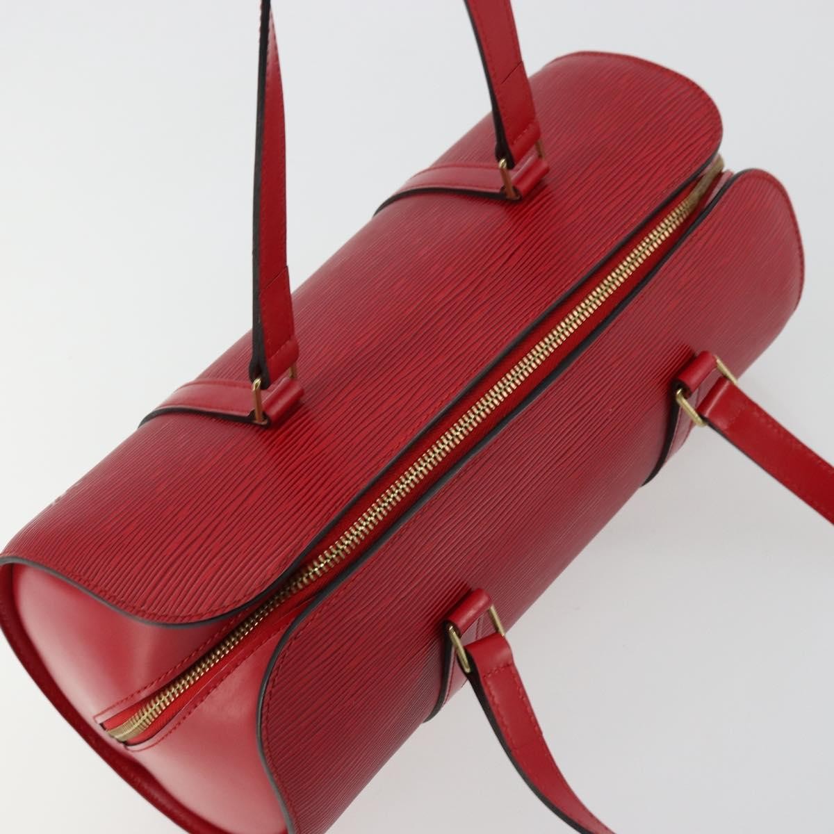 Louis Vuitton Soufflot Epi Leather, Red, Leather, Tote Bag