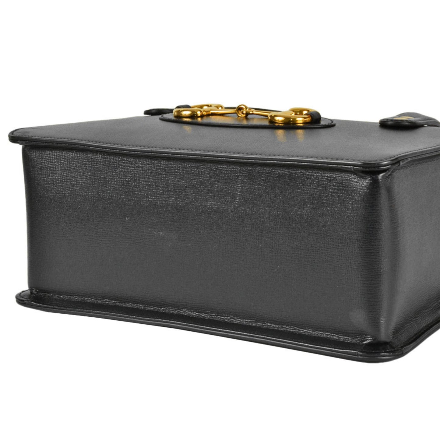 Gucci Horsebit, Black, Leather, handbag