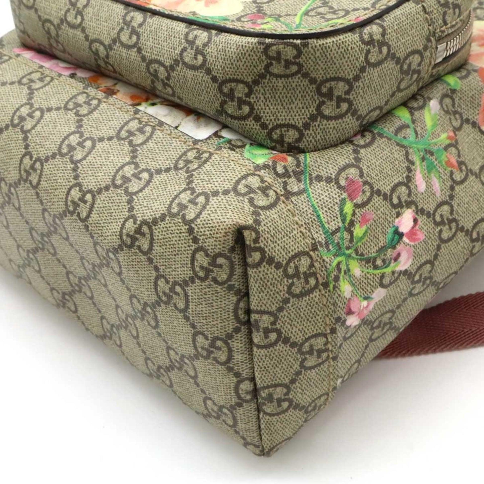 Gucci GG blooms, Beige, Canvas, backpack