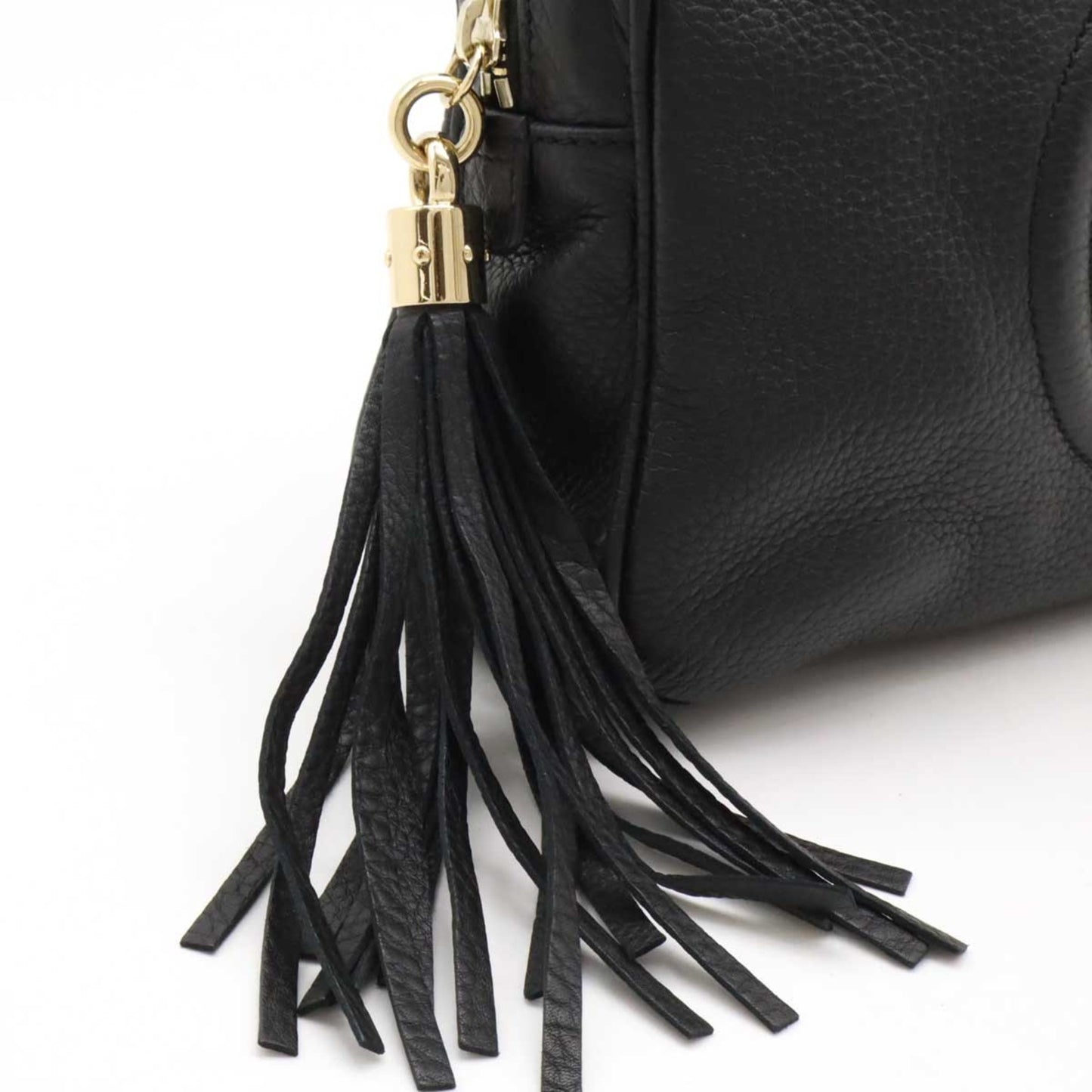 Gucci Soho, Black, Leather, shoulder