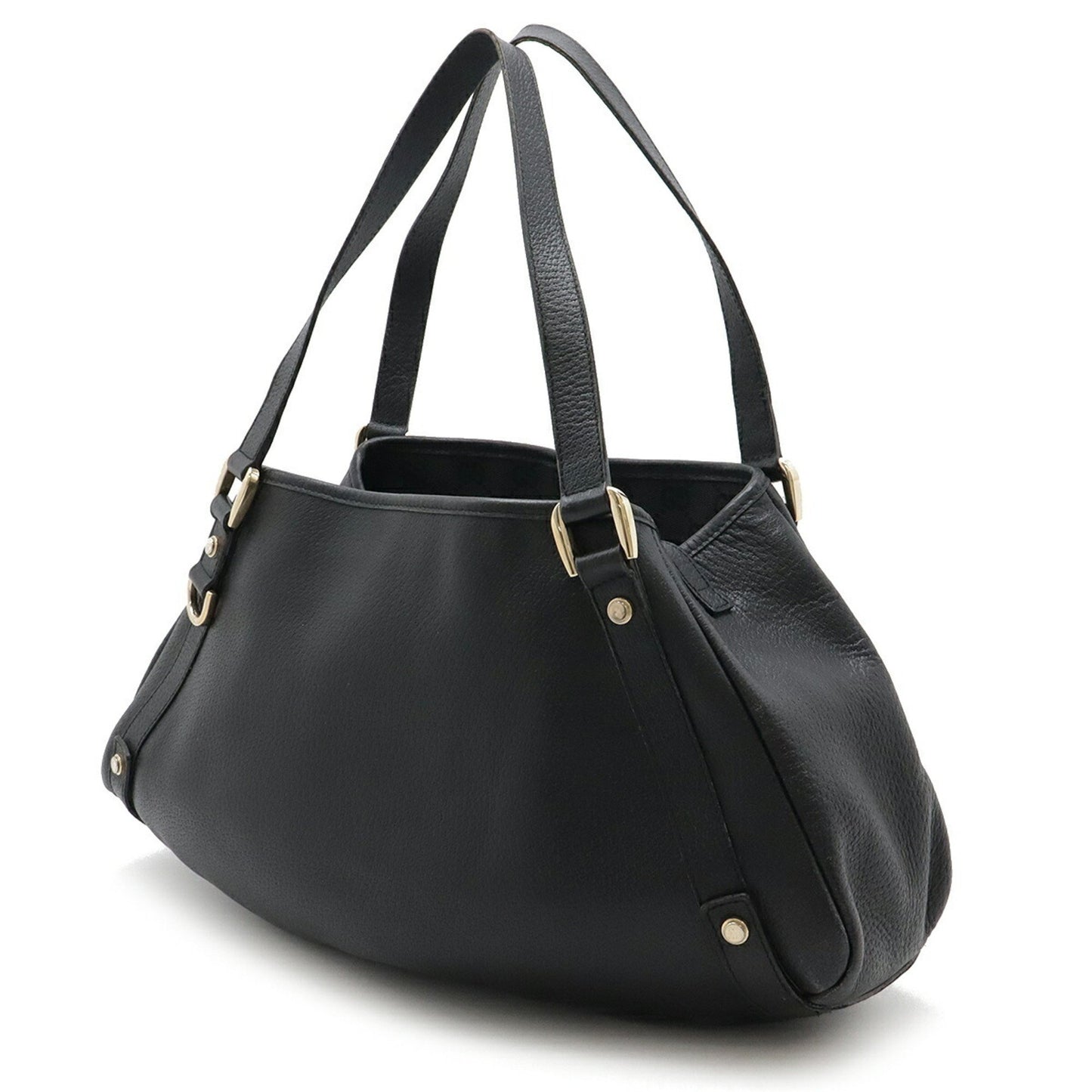 Gucci Abbey, Black, Leather, tote