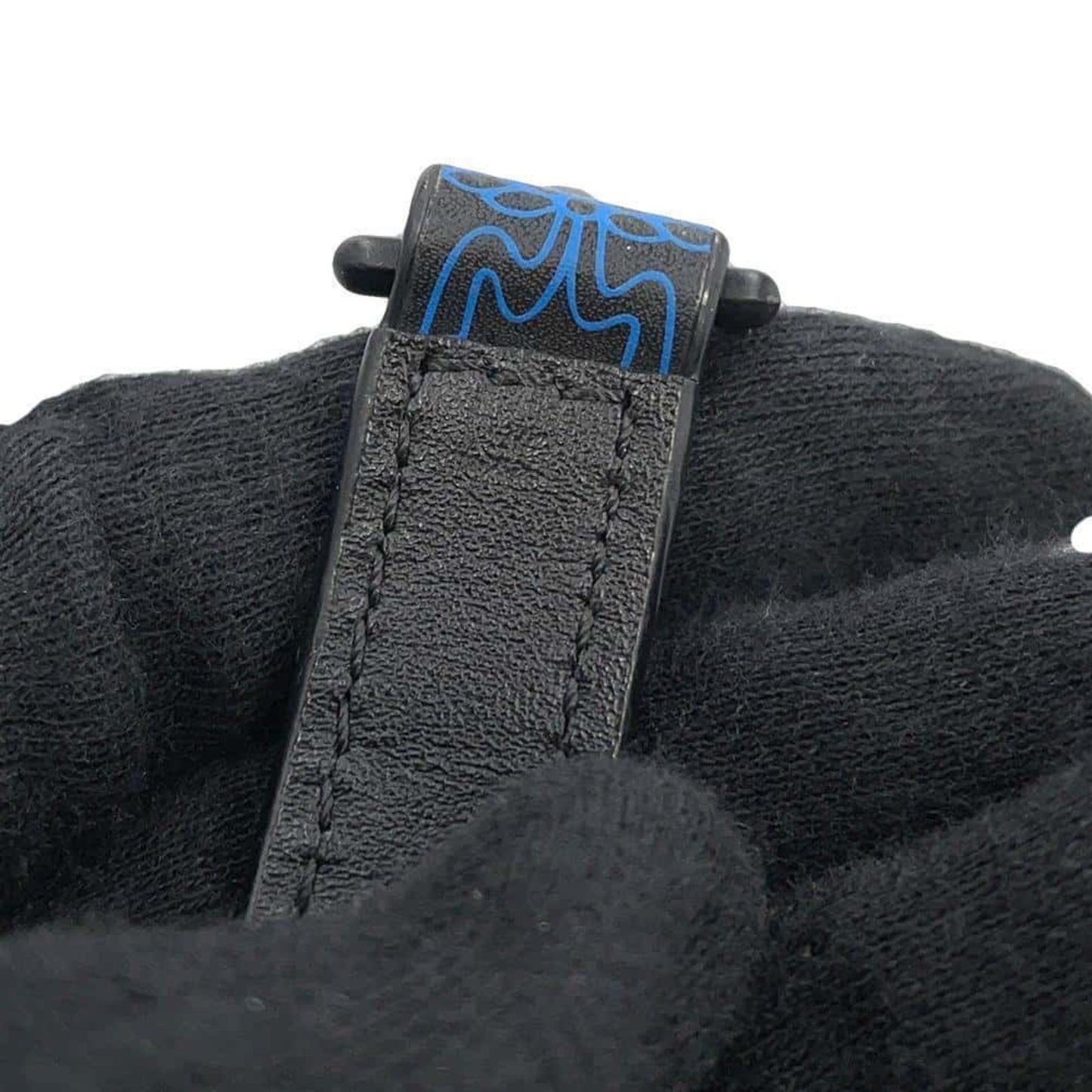 MCM, Blue, Leather, shoulder