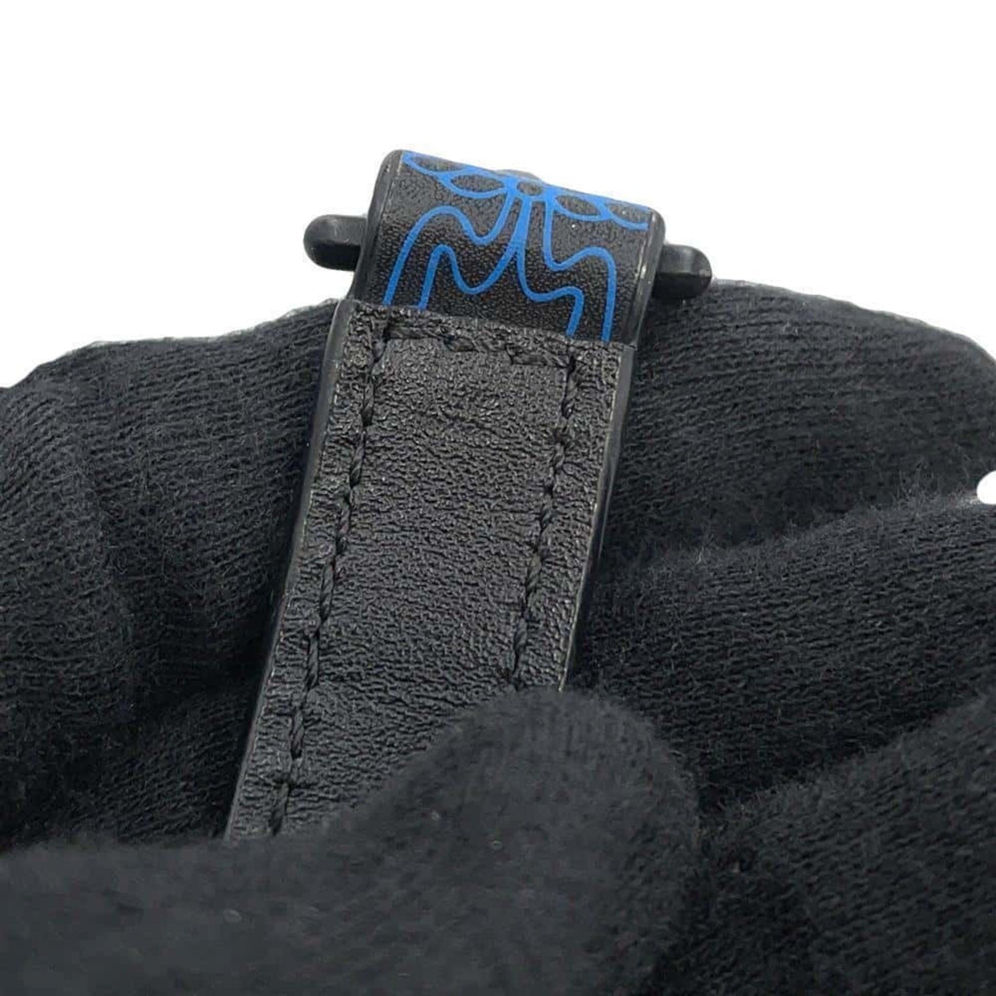 MCM, Blue, Leather, shoulder