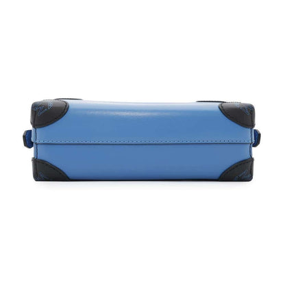 MCM, Blue, Leather, shoulder