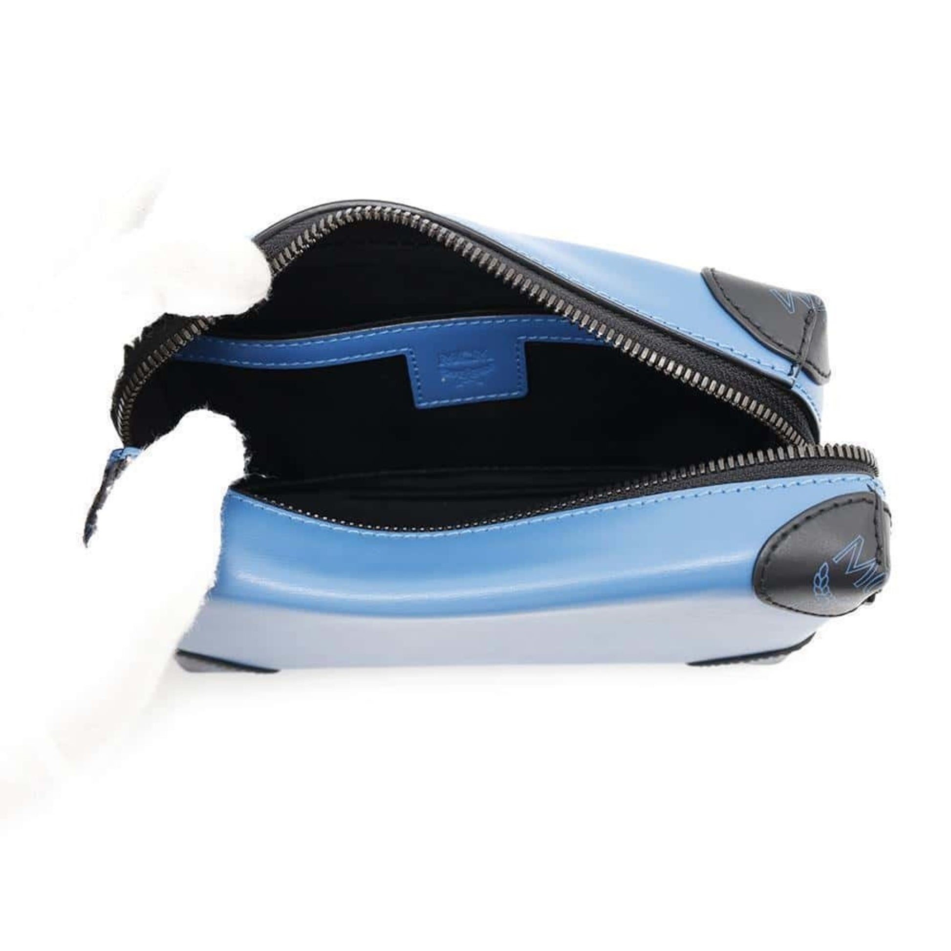 MCM, Blue, Leather, shoulder