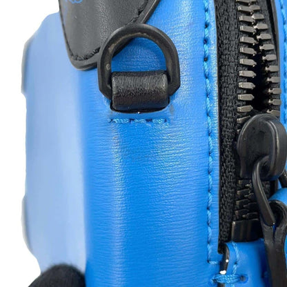 MCM, Blue, Leather, shoulder