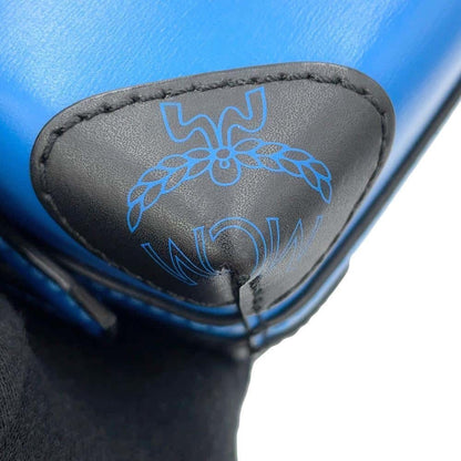 MCM, Blue, Leather, shoulder