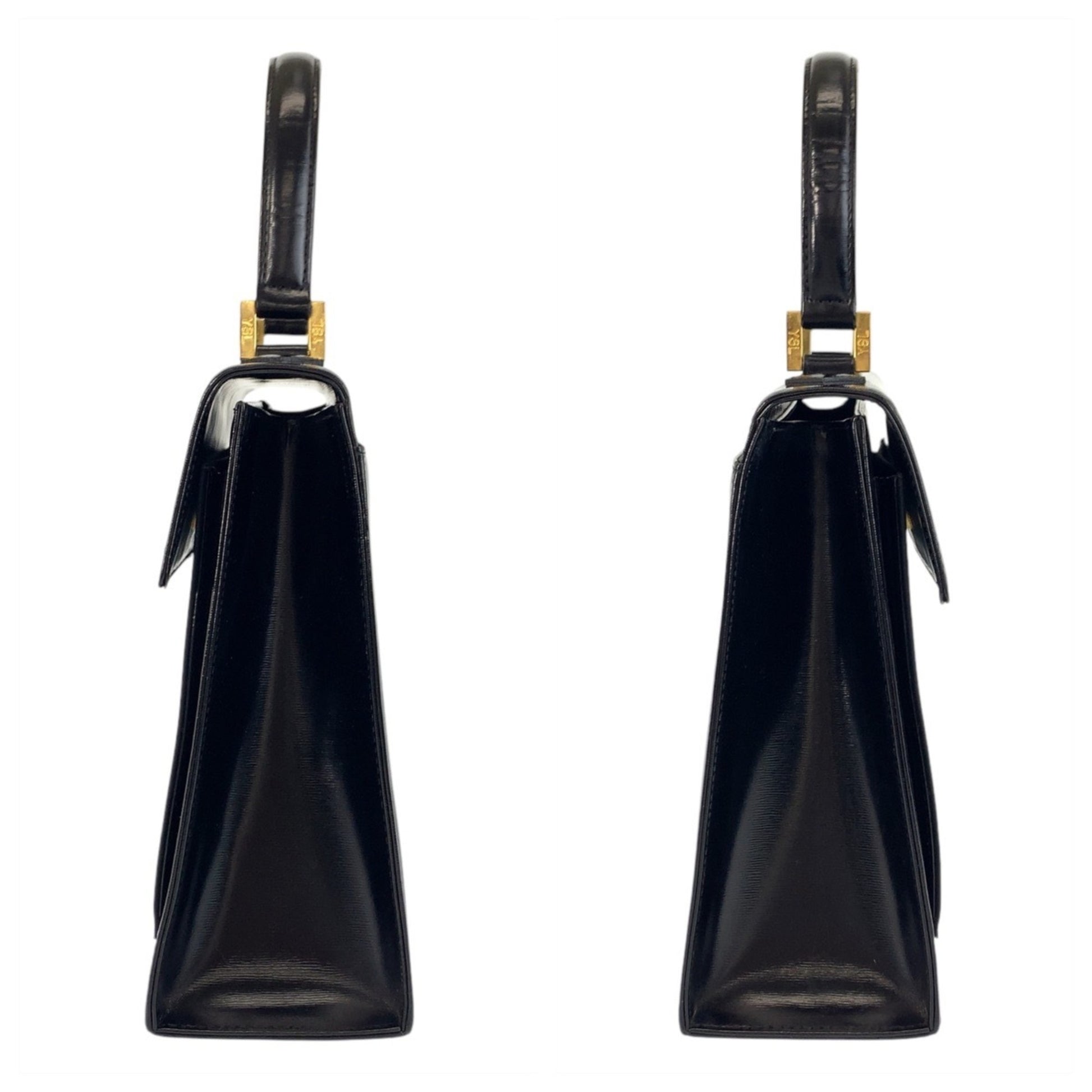 Yves Saint Laurent, Black, Leather, handbag