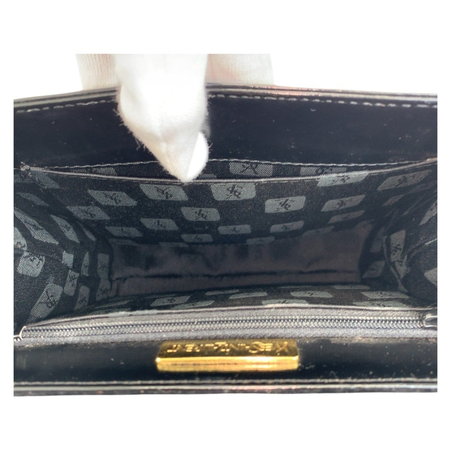 Yves Saint Laurent, Black, Leather, handbag