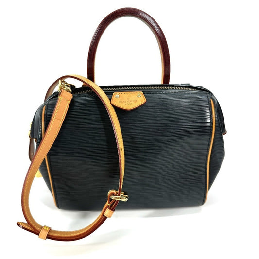Louis Vuitton Doc BB, Black, Leather, handbag