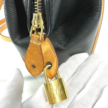 Louis Vuitton Doc BB, Black, Leather, handbag