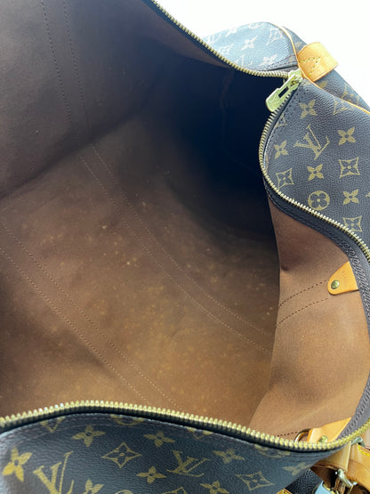 Louis Vuitton Keepall Bag Monogram Canvas, Brown, Canvas, Travel Bag