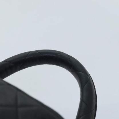 Chanel Vanity, Black, Leather, handbag
