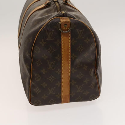Louis Vuitton Keepall Bandouliere 45, Brown, Canvas, travel