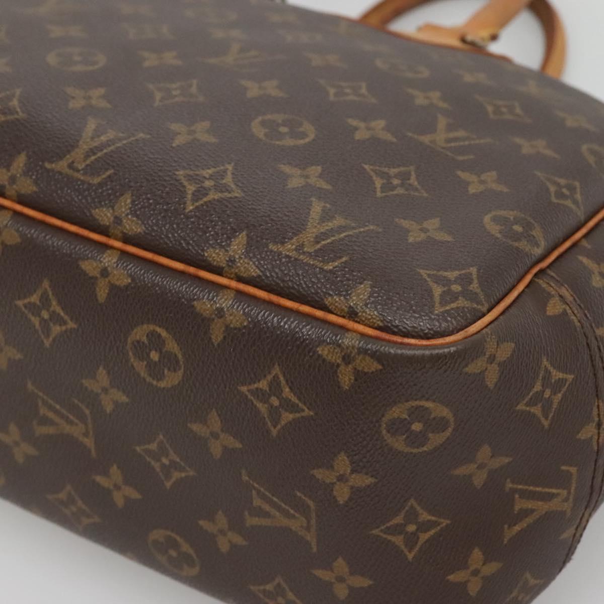 Louis Vuitton Deauville Handbag Monogram Canvas, BROWN, CANVAS, Handbag