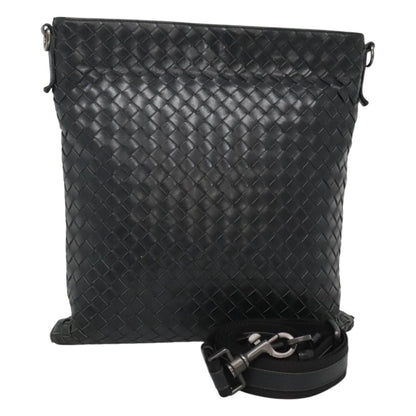 Bottega Veneta Intrecciato, Black, Leather, shoulder