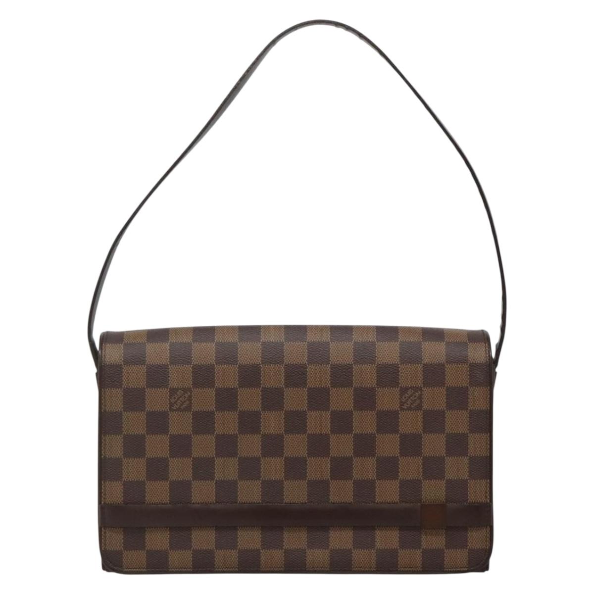 Louis Vuitton Tribeca, Brown, Canvas, shoulder