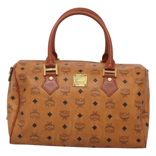 MCM Visetos, Brown, Canvas, travel
