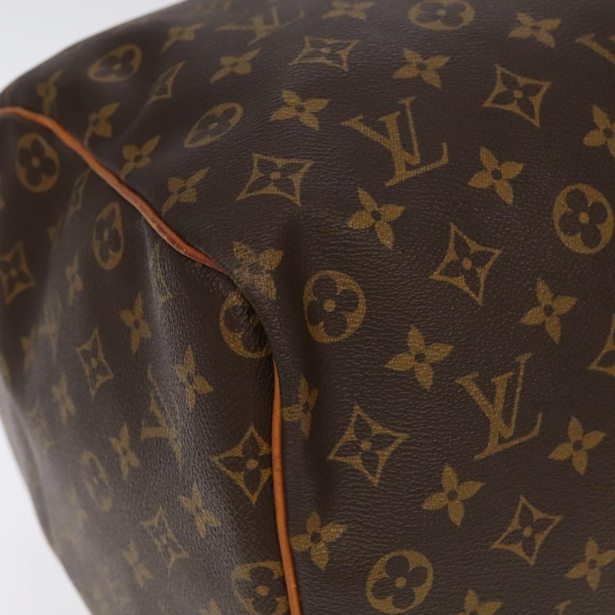 Louis Vuitton Keepall 60, Brown, Canvas, travel