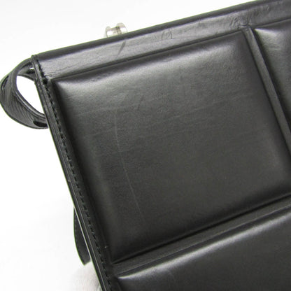 Bottega Veneta Trunk Top Handle Messenger Padded Leather, Black, Leather, Handbag