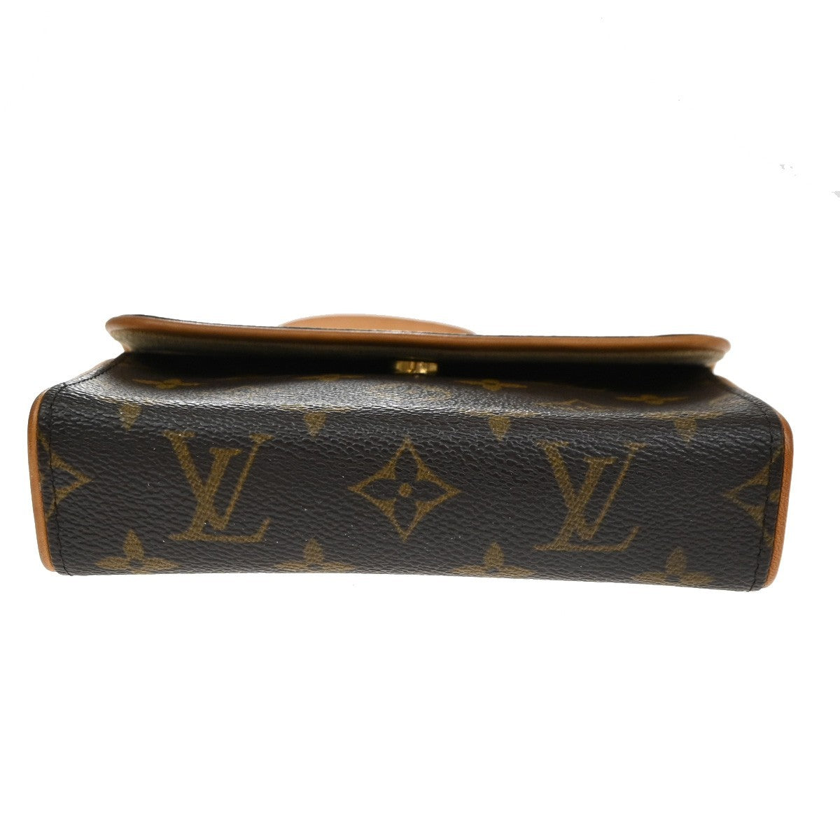 Louis Vuitton Florentine Pochette Damier, Brown, Canvas, Clutch